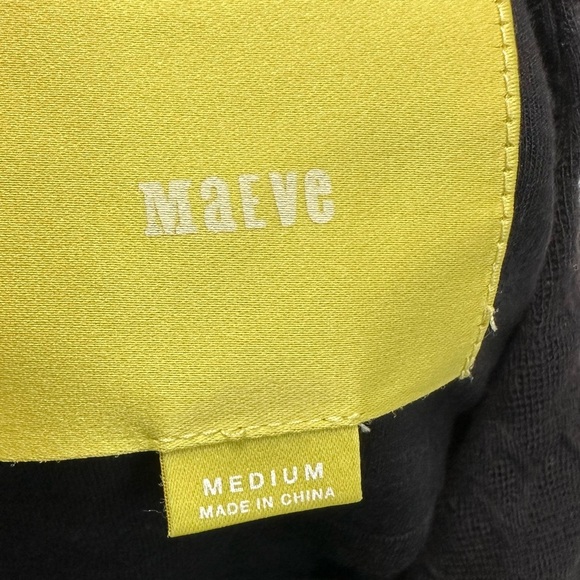 Maeve by Anthropologie Black Cocktail Sheath Dress with Puff Sleeves - Picture 9 of 14